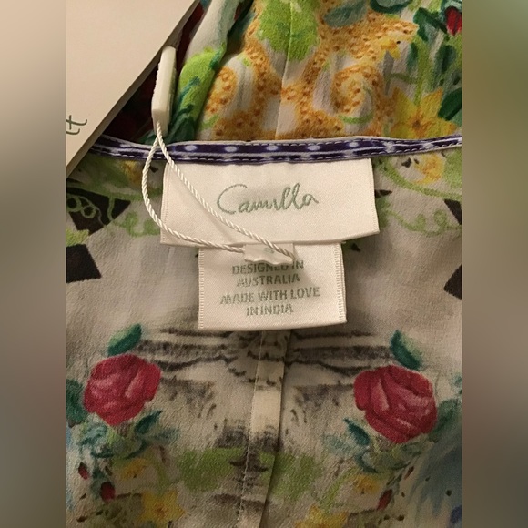 Camilla Designer Dress Size Small - Picture 3 of 8